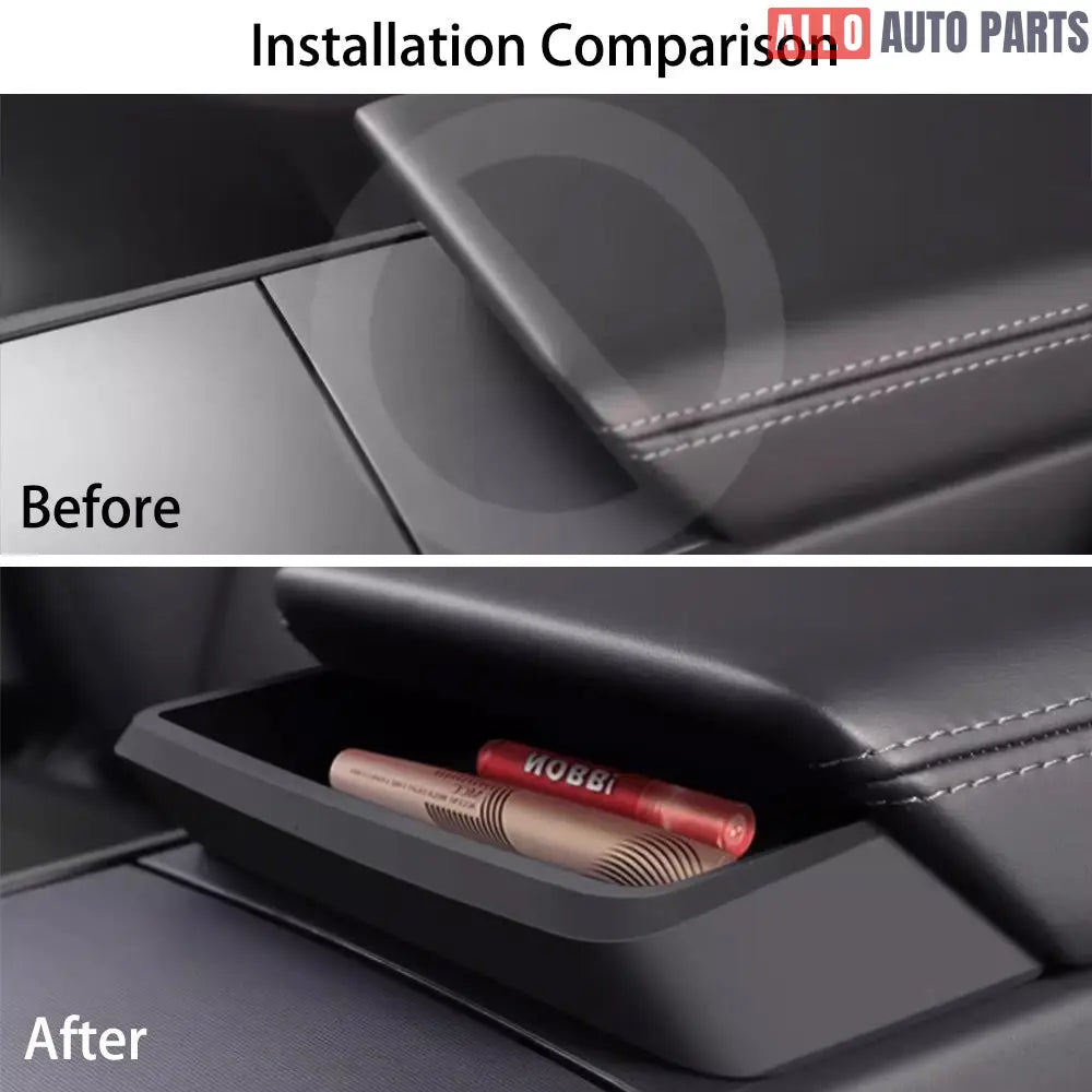 Tesla Model Y Juniper 2025 Center Console Armrest Sunglasses Organizer Box - Tesla Interior Accessories > Center