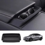 Tesla Model Y Juniper 2025 Center Console Armrest Sunglasses Organizer Box - Tesla Interior Accessories > Center