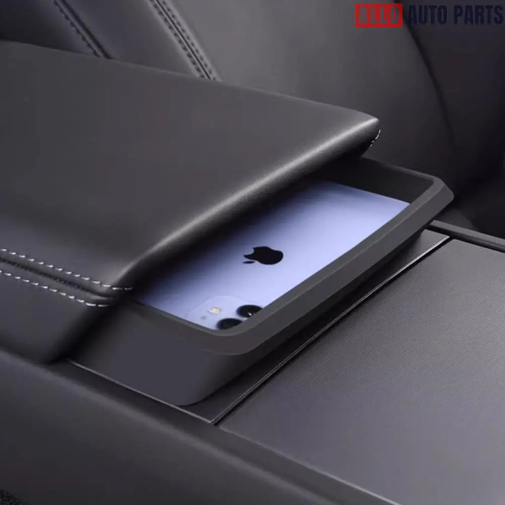 Tesla Model Y Juniper 2025 Center Console Armrest Sunglasses Organizer Box - Tesla Interior Accessories > Center