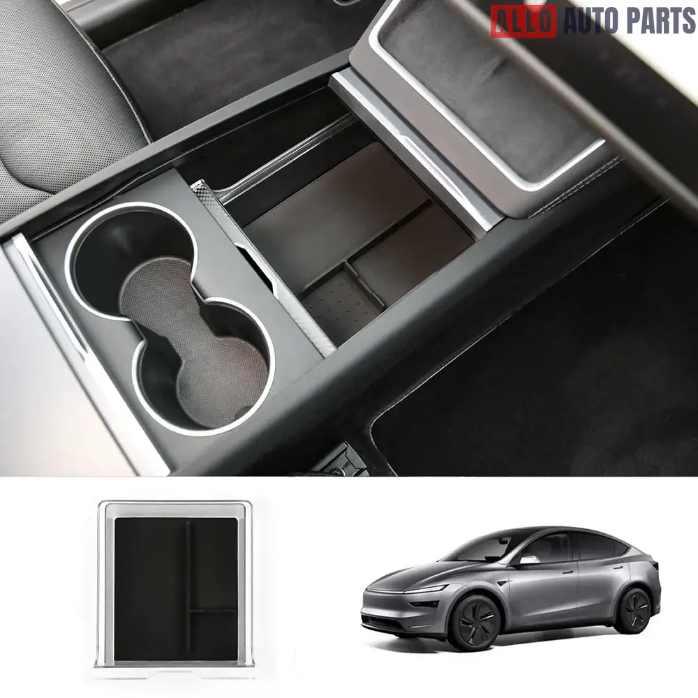 Tesla Model Y Juniper 2025+ Center Console Organizer Storage Tray - Tesla Interior Accessories > Center Console >