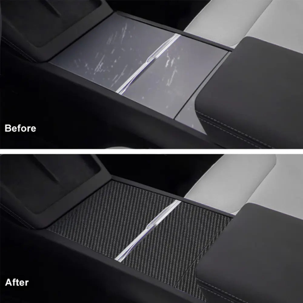 Tesla Model Y Juniper 2025+ Center Console Protector Cover - Anti-Scratch Wrap - Tesla Interior Accessories> Center