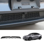 Tesla Model Y Juniper 2025 Front Bumper Mesh Grill Radiator Guard - 2pc Set - Tesla Exterior Accessories > Exterior