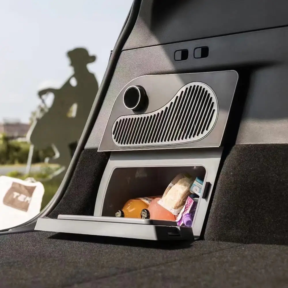 Tesla Model Y / Model Y Juniper 2025+ Hidden Trunk Refrigerator - 15L Compressor Cooler (2020-2025) - Tesla Interior