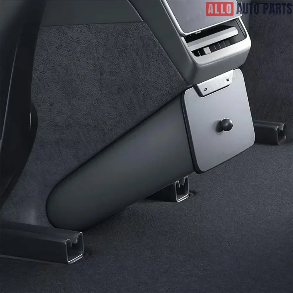 Tesla Model Y Juniper 2025+ Magnetic Backseat Trash Can & Storage Box - Tesla Interior Accessories > Seat > Organizers