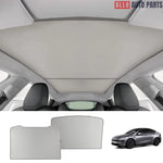 Tesla Model Y Juniper 2025 Roof Sunshade | Nano Ice Crystal Heat Protection - Tesla Interior Accessories > Sunroof >