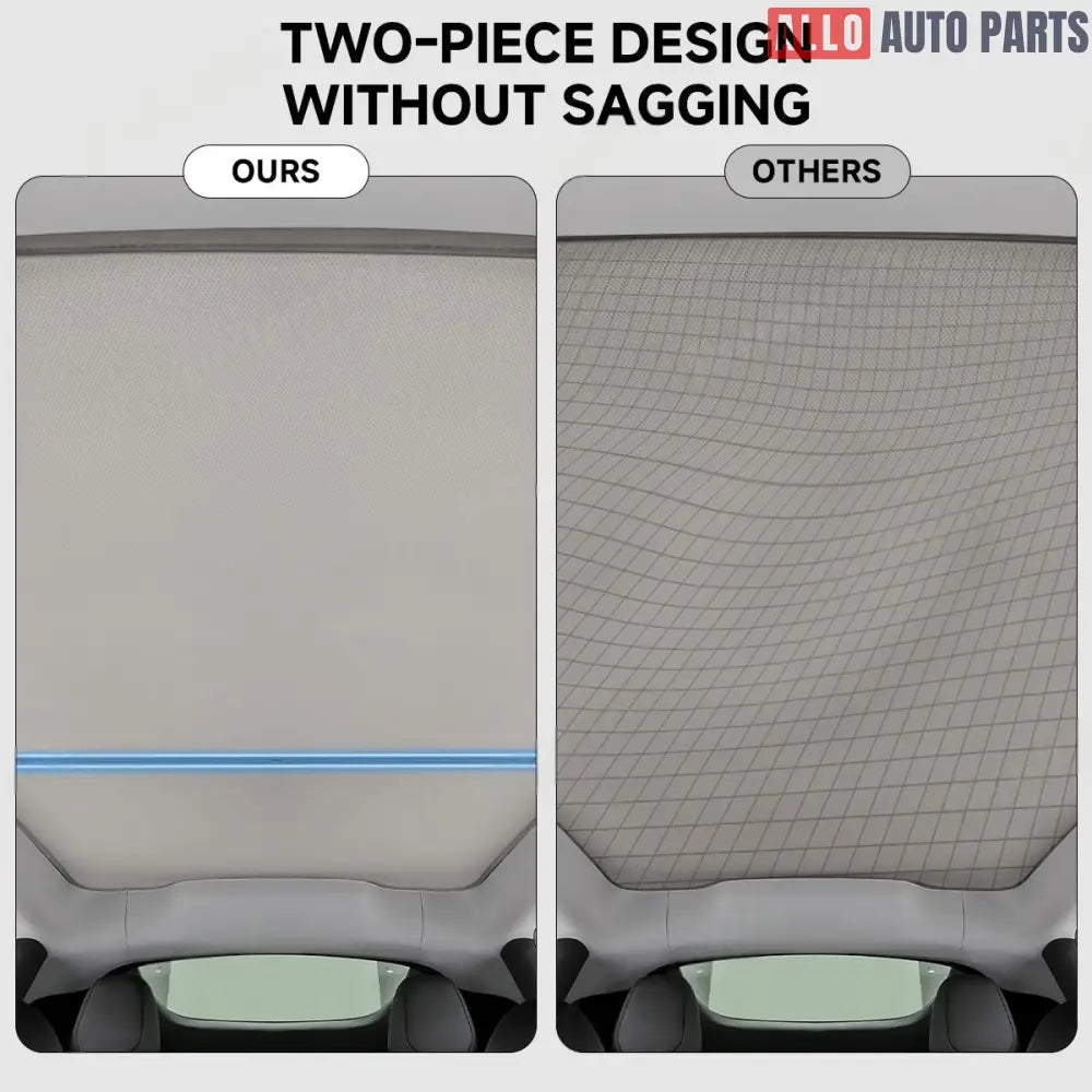 Tesla Model Y Juniper 2025 Roof Sunshade | Nano Ice Crystal Heat Protection - Tesla Interior Accessories > Sunroof >