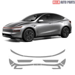 Tesla Model Y Juniper 2025+ Smoked TPU Headlight & Taillight Tint Film - Tesla Exterior Accessories > Exterior Wrap >