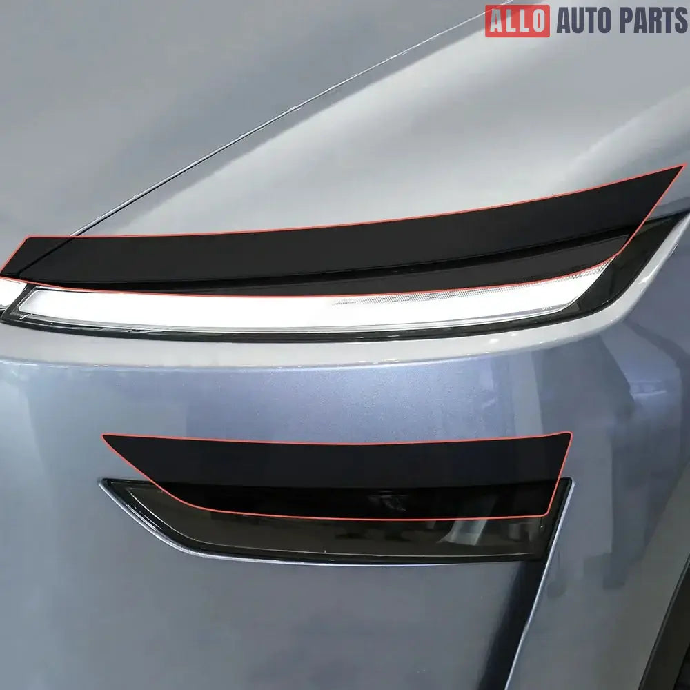 Tesla Model Y Juniper 2025+ Smoked TPU Headlight & Taillight Tint Film - Tesla Exterior Accessories > Exterior Wrap >