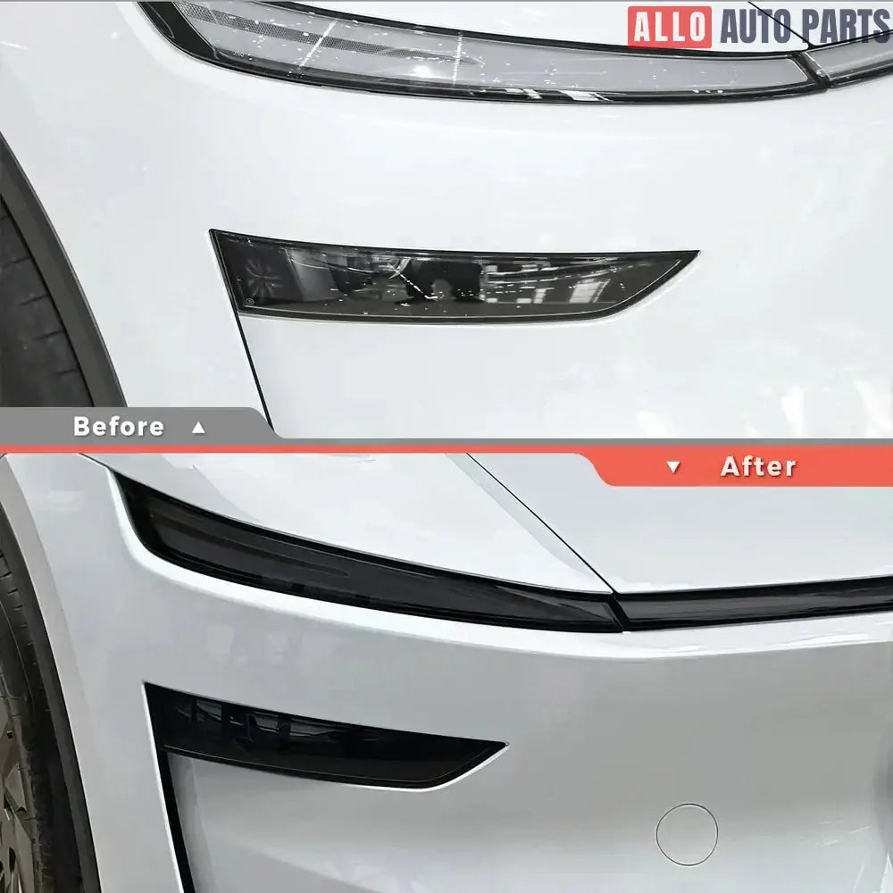 Tesla Model Y Juniper 2025+ Smoked TPU Headlight & Taillight Tint Film - Tesla Exterior Accessories > Exterior Wrap >