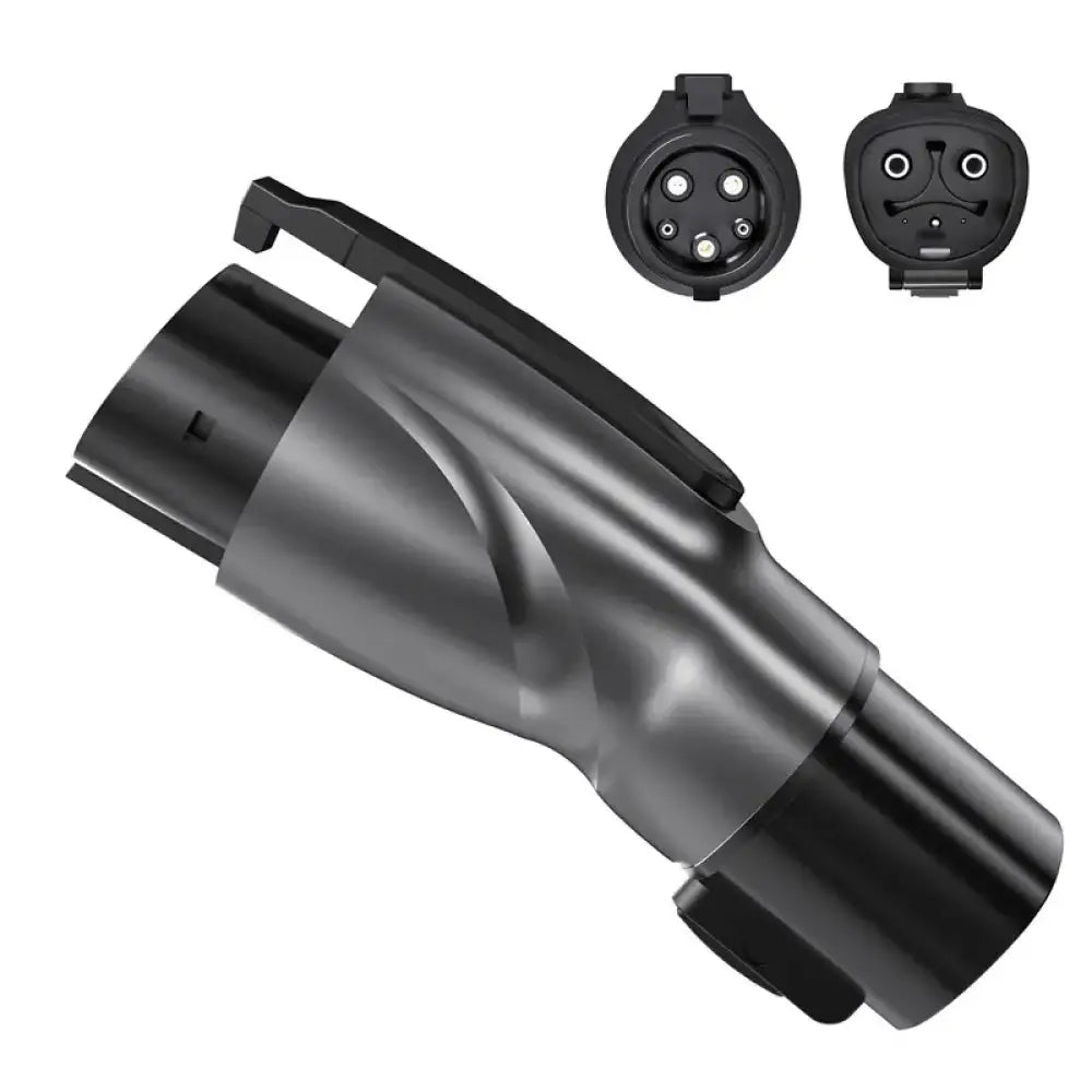 Tesla to J1772 Adapter | NACS to Type 1 EV Charger Plug | 48A Fast Charge - Black - Tesla Exterior Accessories > Charger